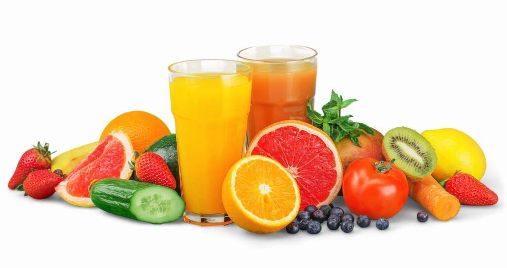 zumos de frutas variadas